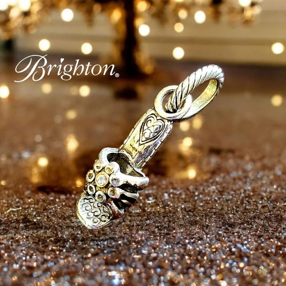 BRIGHTON "Flower Petal" Crystal Shoe Charm FEMININE!